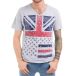short sleeve cotton t shirt with your own design