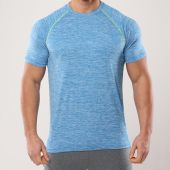 Flux blue tech fit tagless t shirts